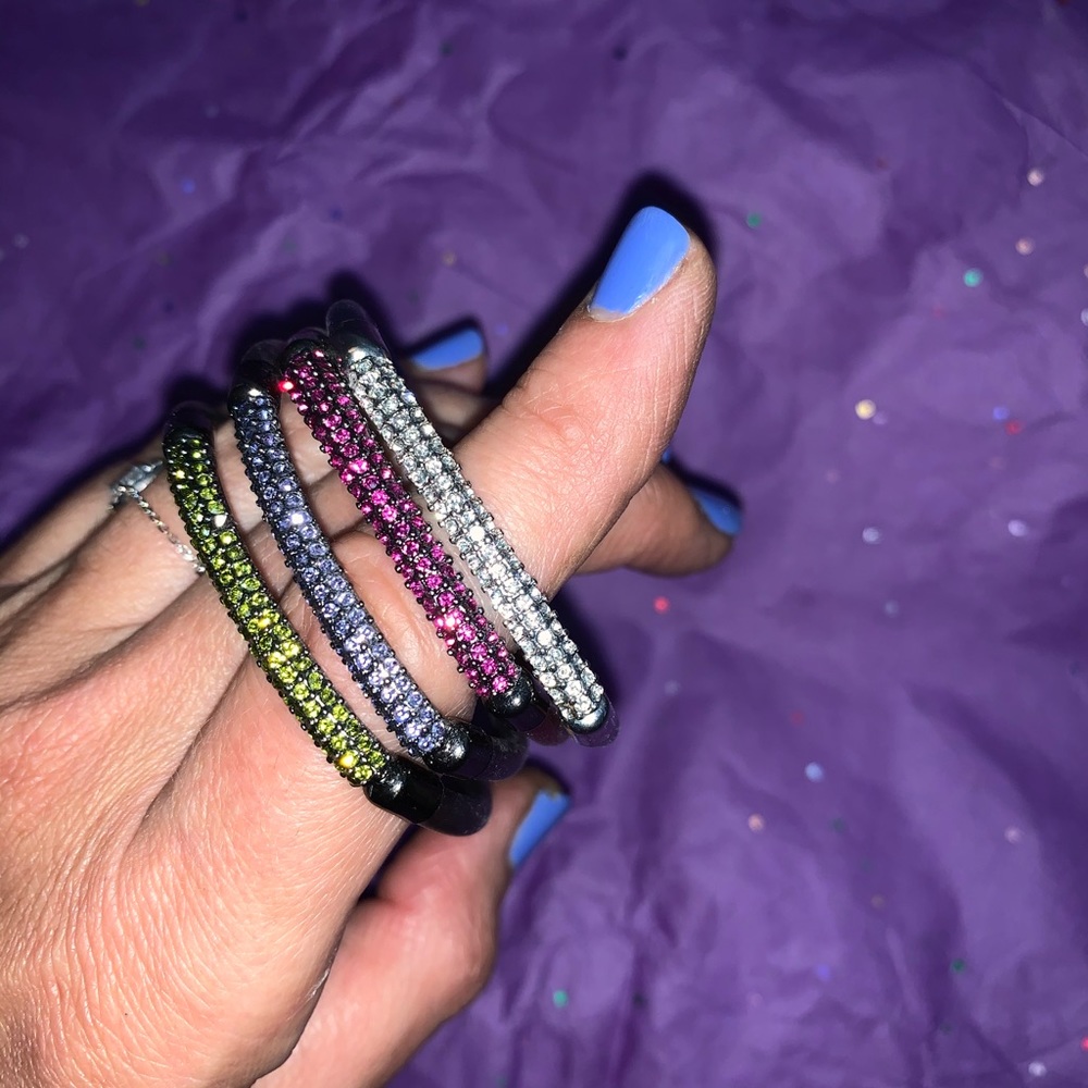 4 Beautiful Rhinestone Bracelets
